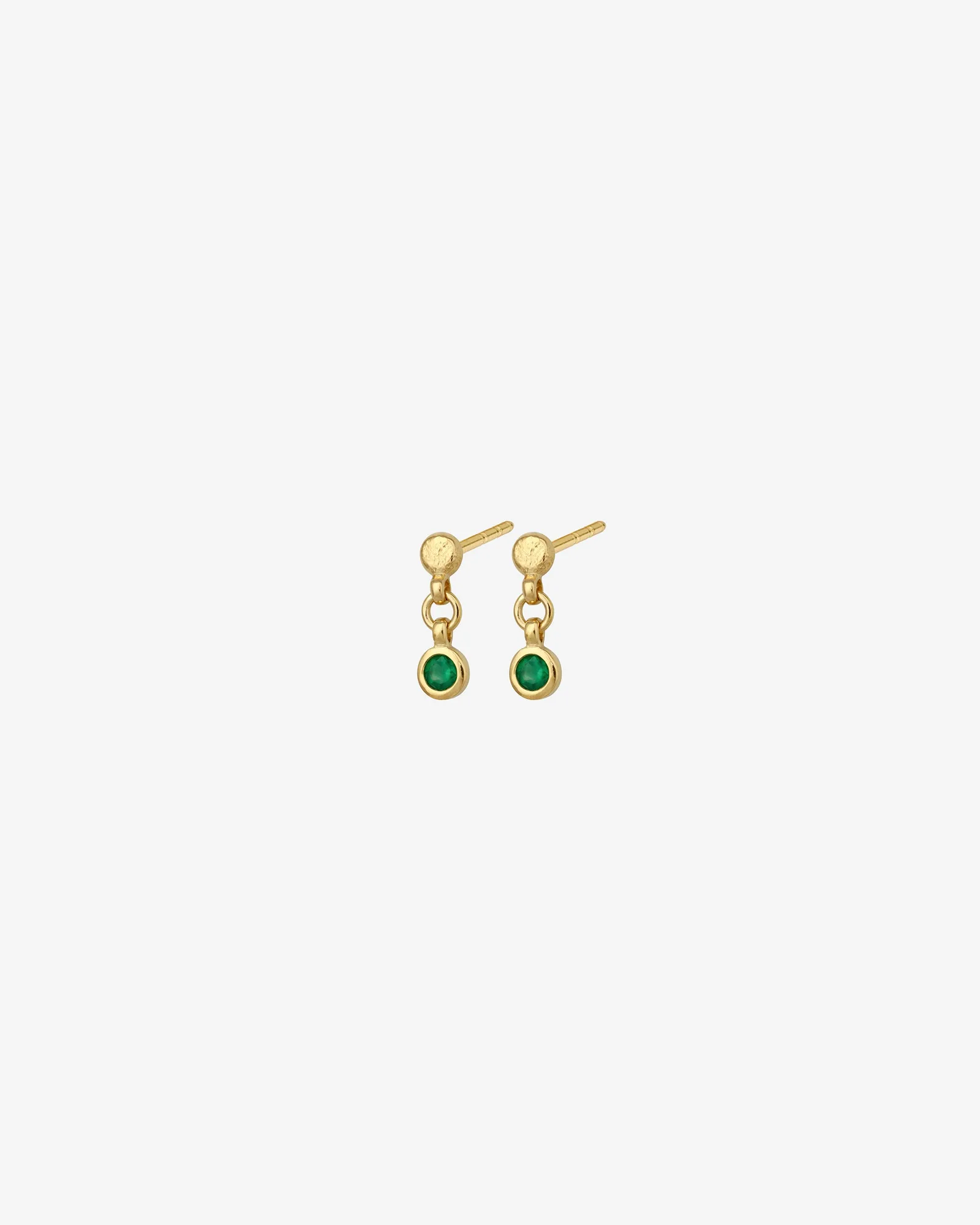 Ceres Drop Studs Gold Vermeil