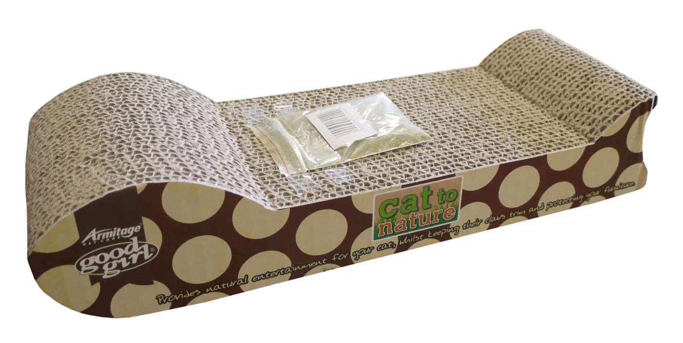 Good Girl Cat To Nature Card Cat Scratcher