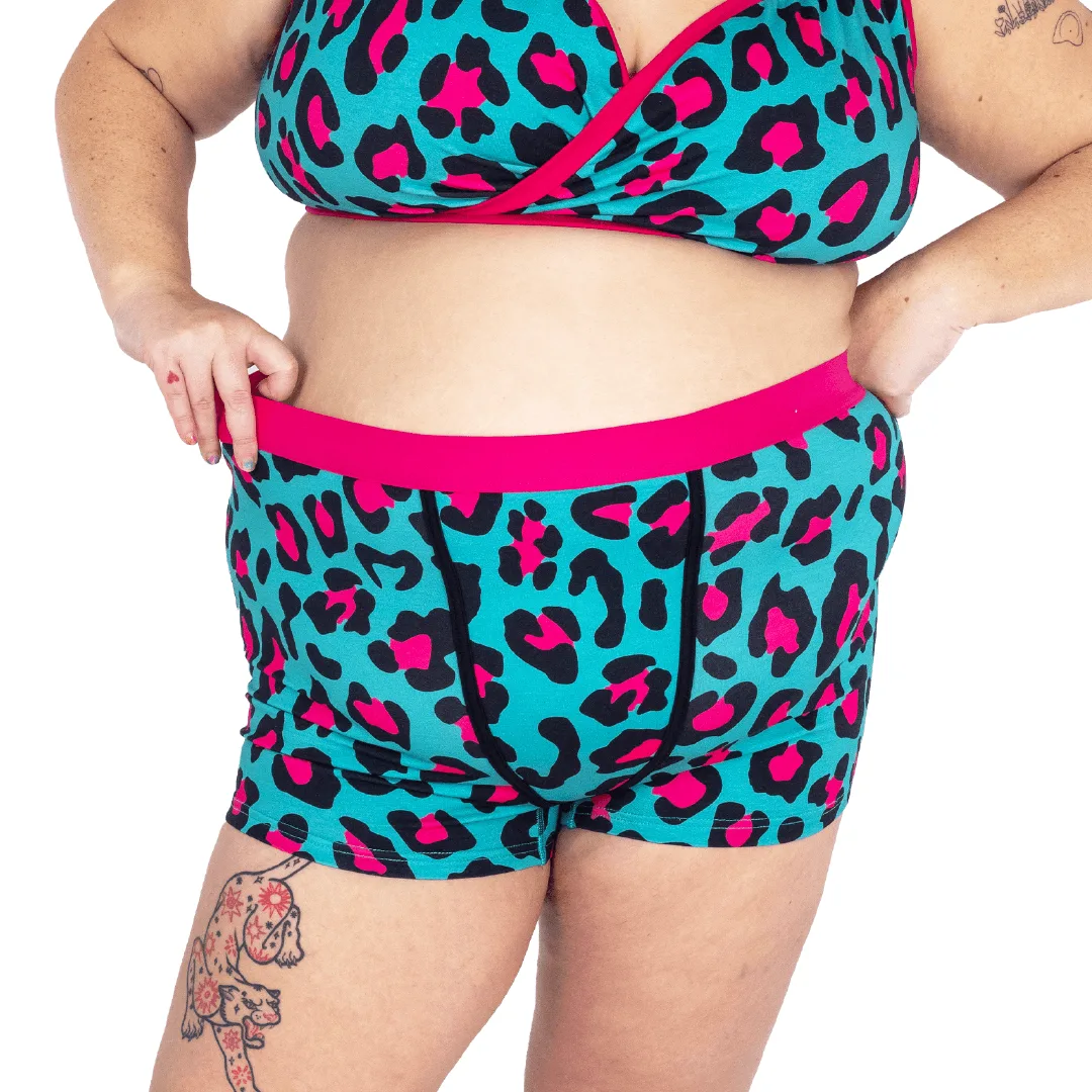 Bragas tipo boxer - Leopardo caliente