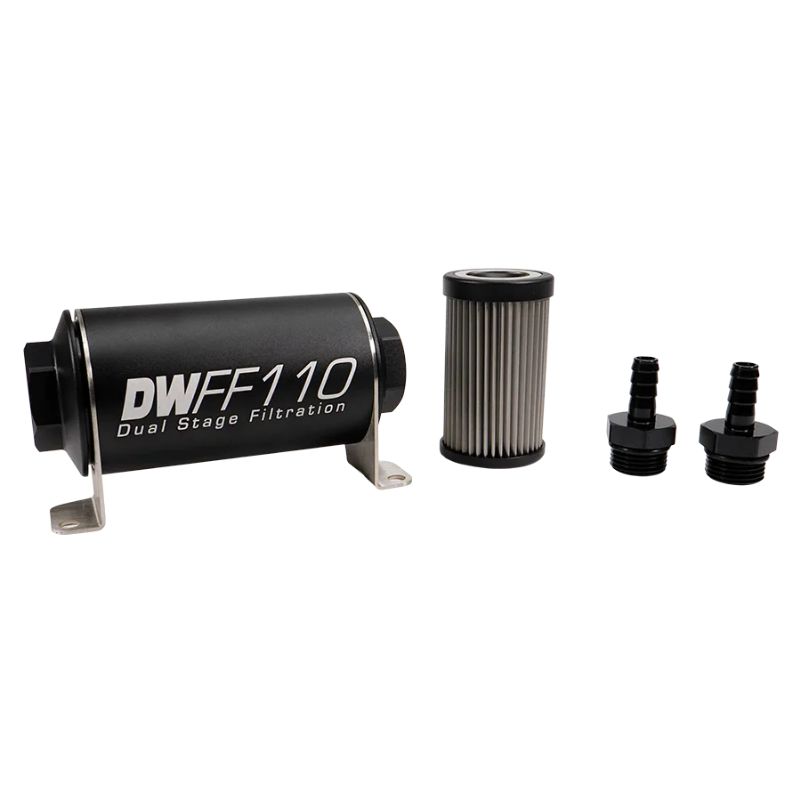 3/8 in, 40 micron, 110mm In-line fuel filter kit