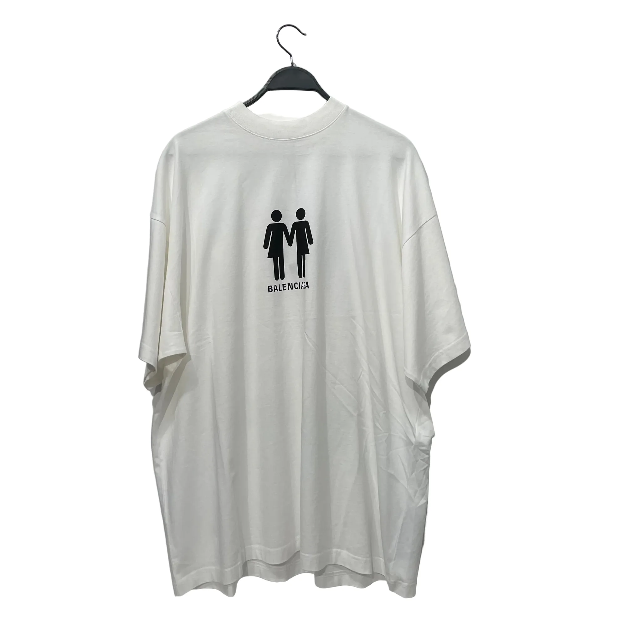 BALENCIAGA/T-Shirt/3/Cotton/WHT/2022 BOY/GIRL PRIDE