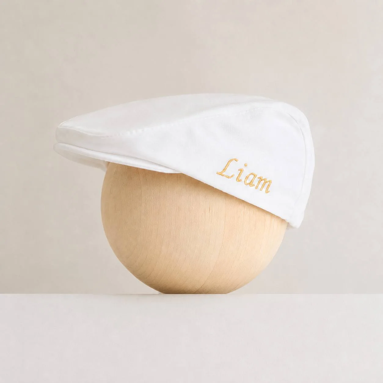 ELIJAH Baby Boy Christening Cap