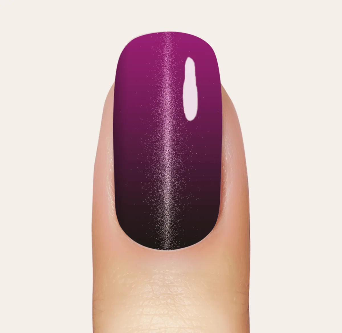 UV Gel: Fuchsia Ombré Cateye
