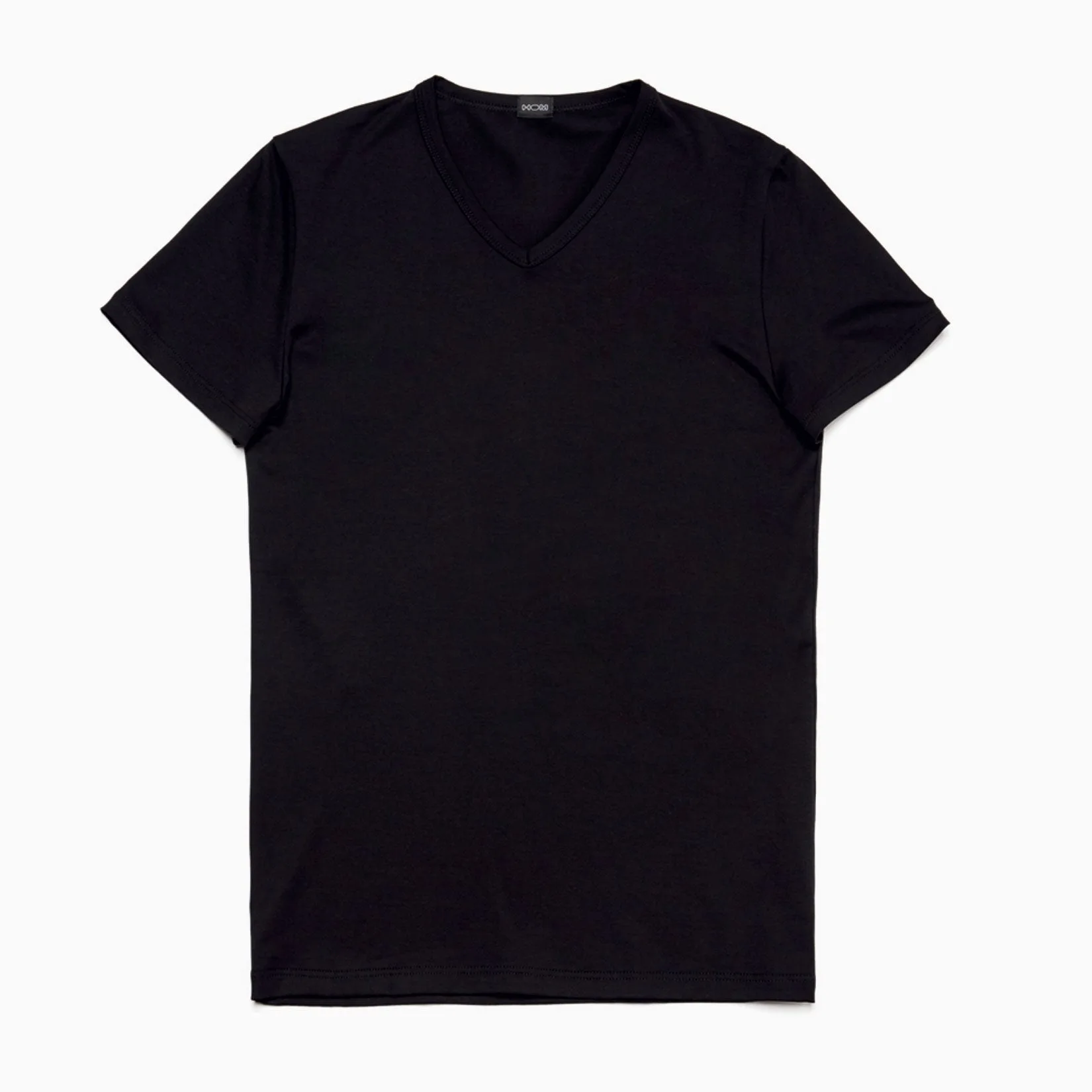 Classic Tee-Shirt V Neck | Black 400206-0004
