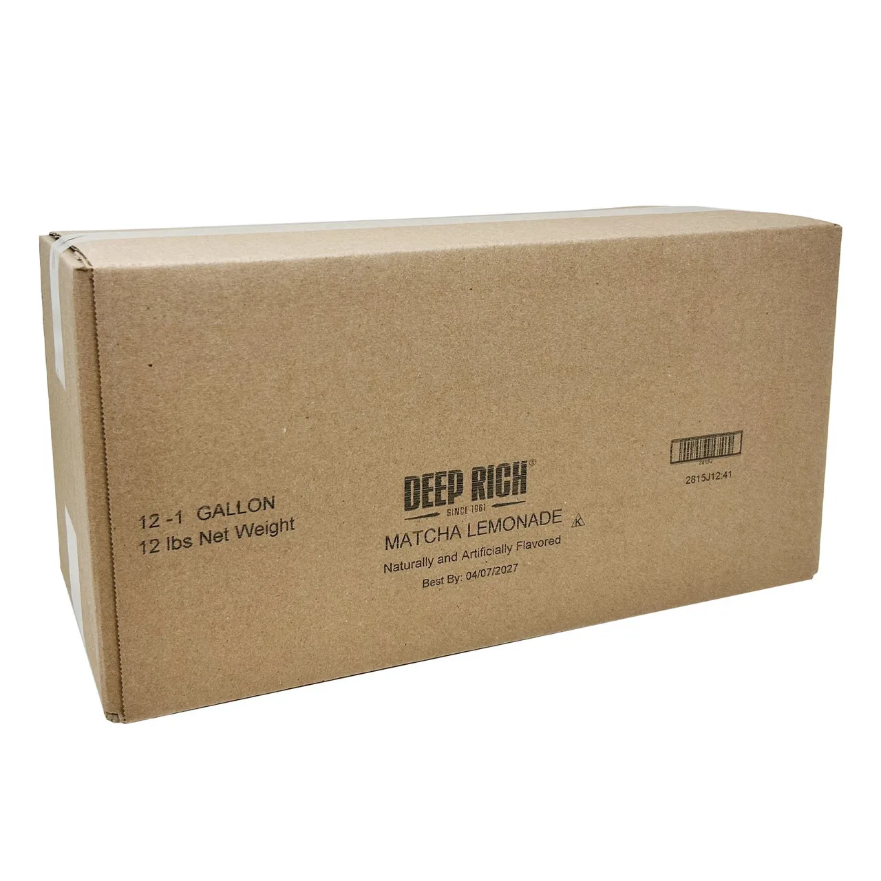 Deep Rich 12x1 Lb Matcha Lemonade Mix Case