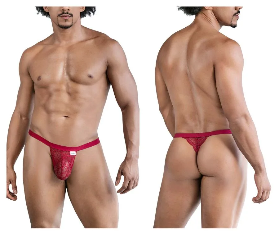 CandyMan Men's Underwear 99823 Lace Thongs Color