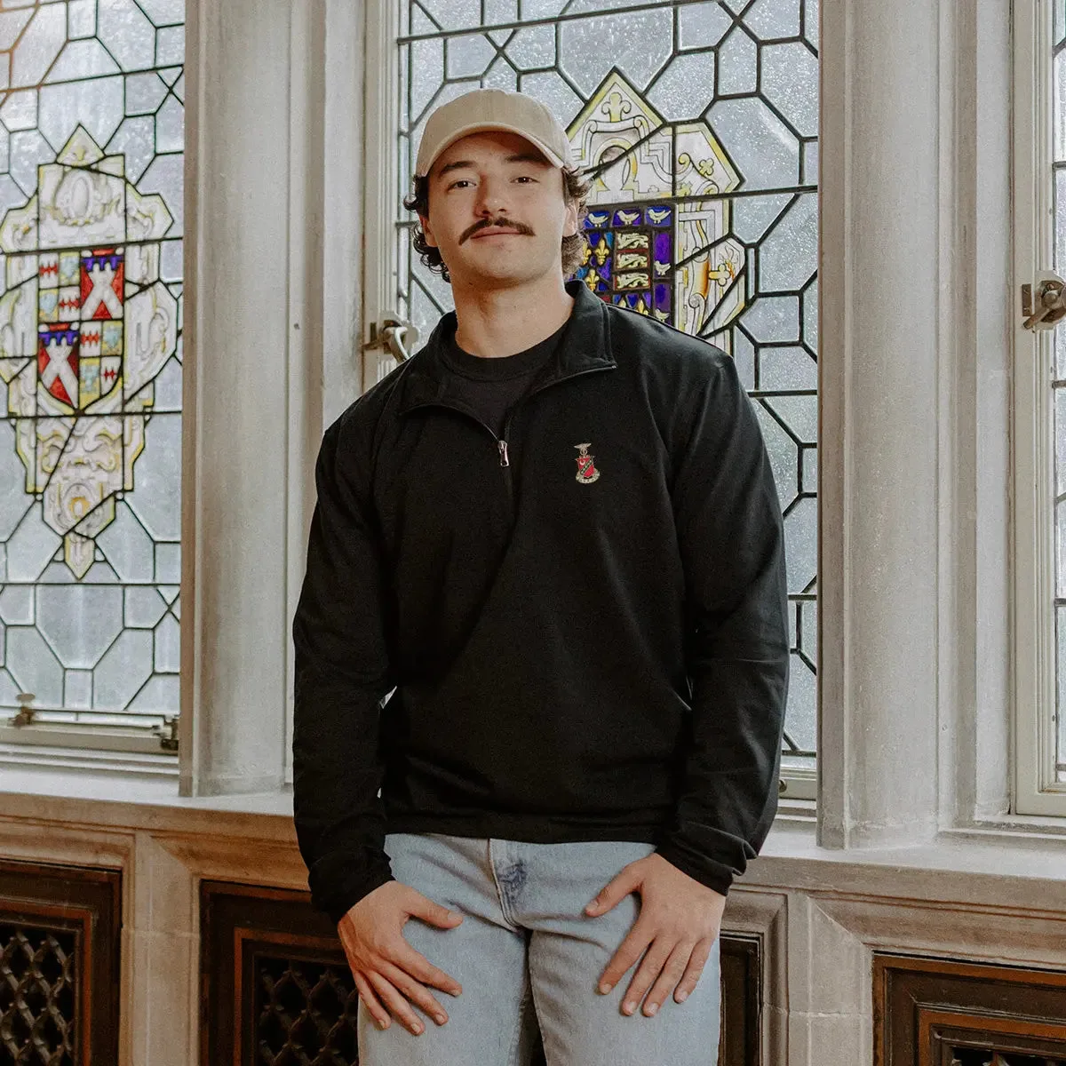 Kappa Sig Embroidered Crest Quarter Zip