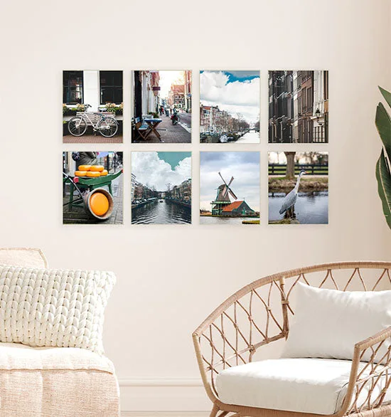 Cómo decorar un marco de galería metálico ancho