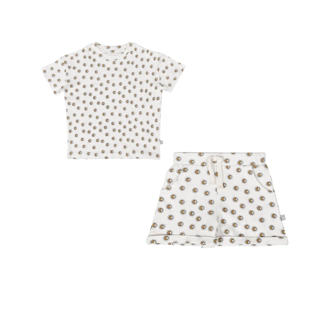 shirt & short set | sun ray