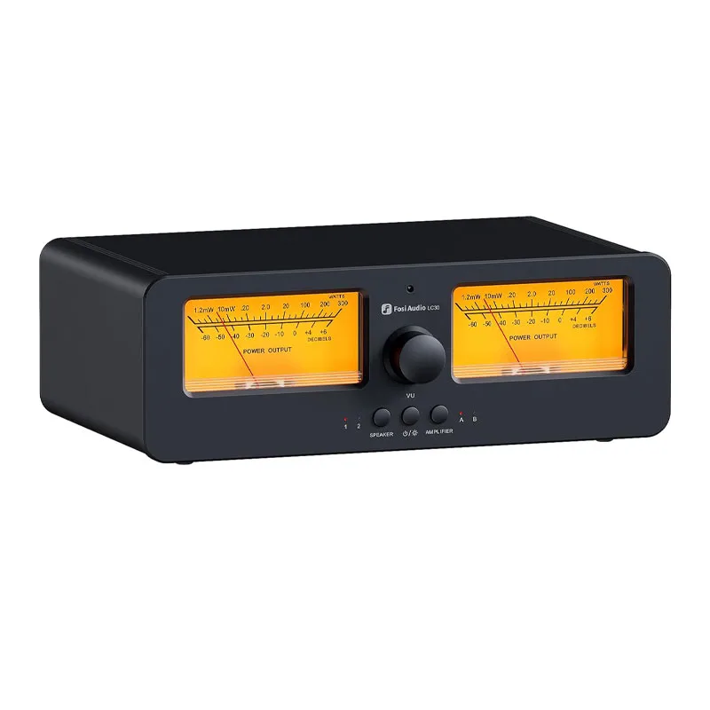 Fosi Audio LC30 VU Meter Amp & Speaker Switch Box