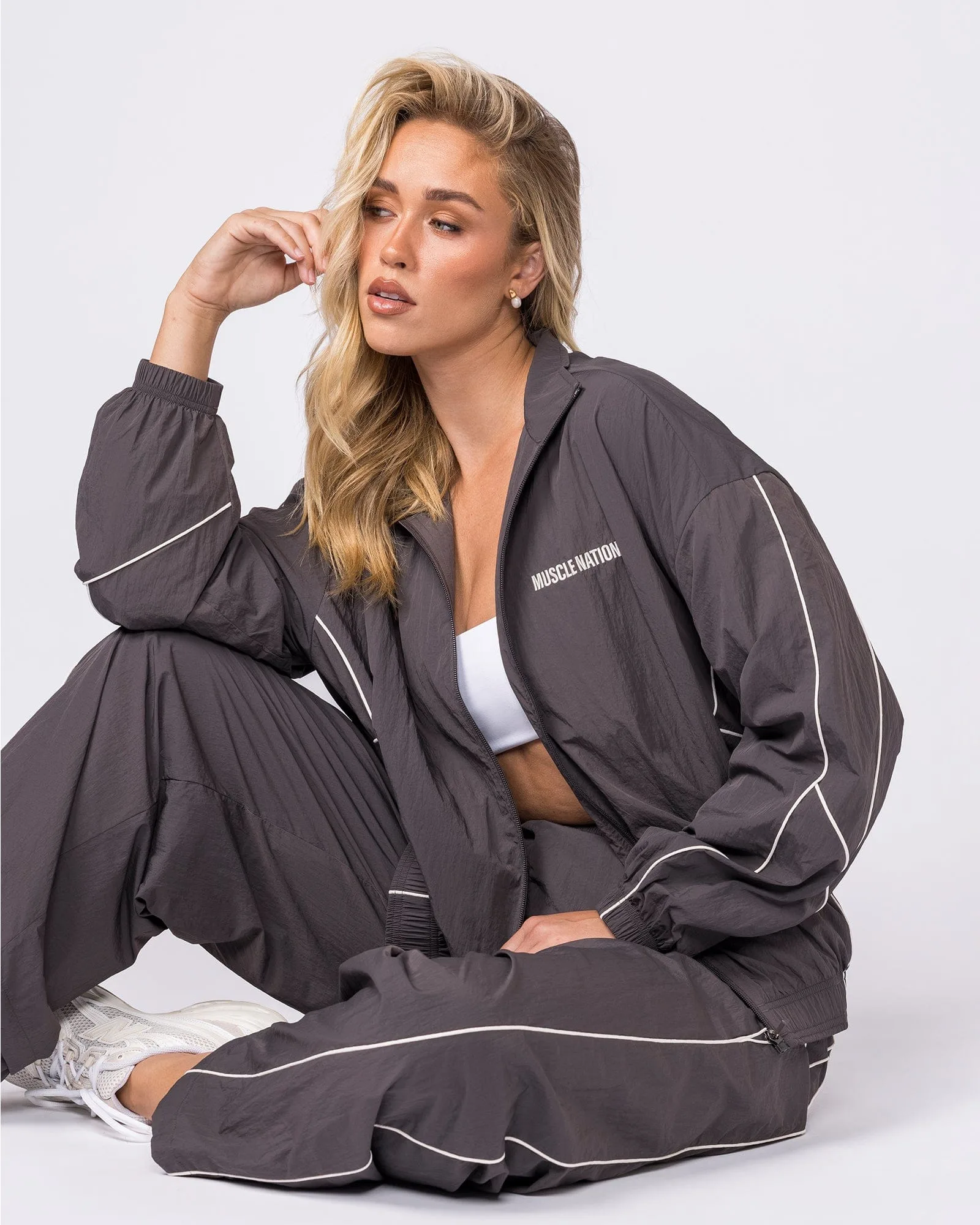 Revival Track Jacket - Slate