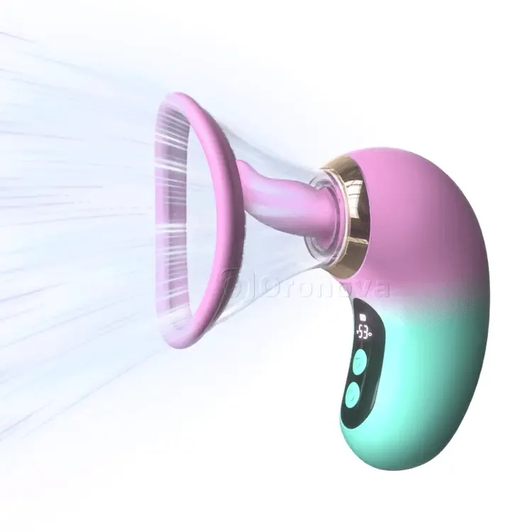5-in-1 Sucking Vibrator with LCD Display