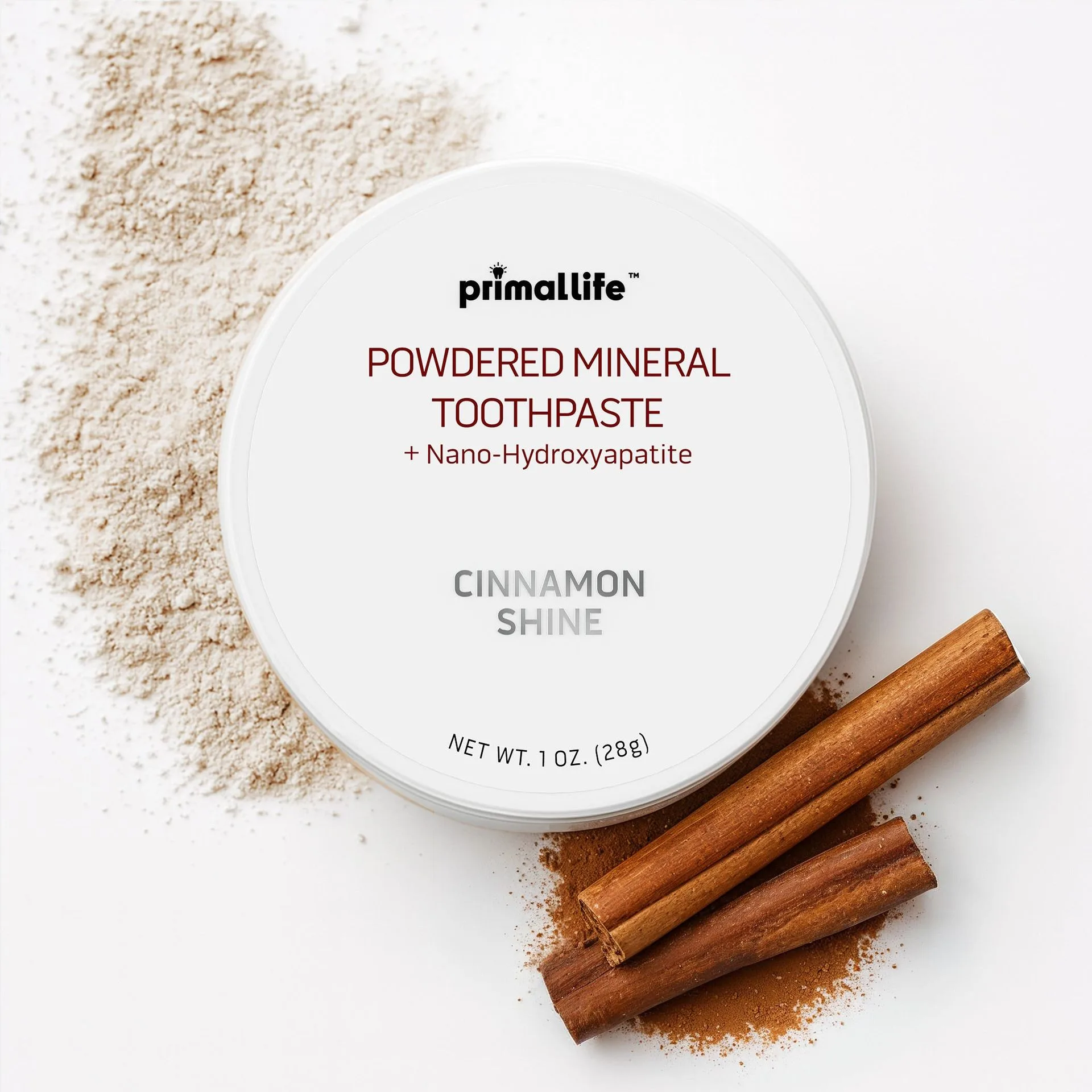 Cinnamon Shine Powdered Mineral Toothpaste