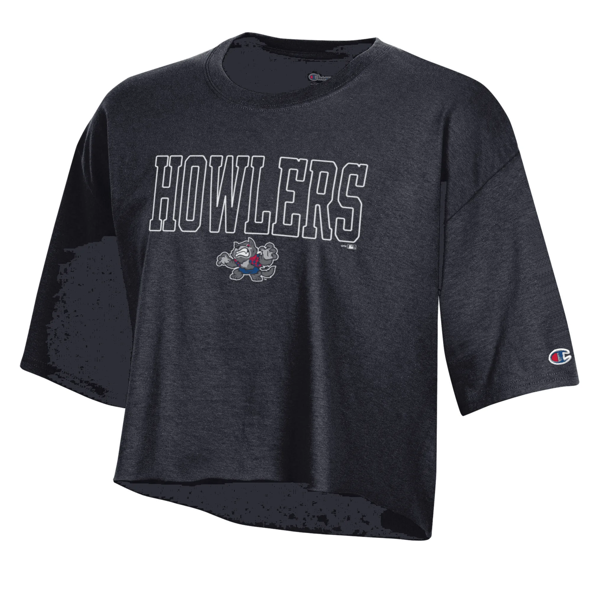Hill City Howlers Women's Champion Boyfriend Crop Tee