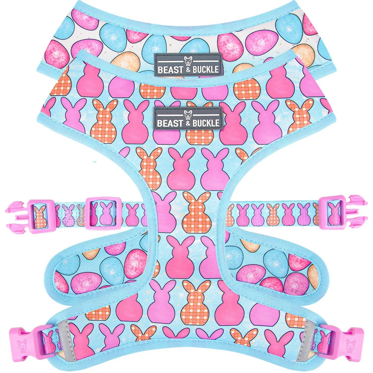 Bunny Business Reversible Dog Harness - CLEARANCE