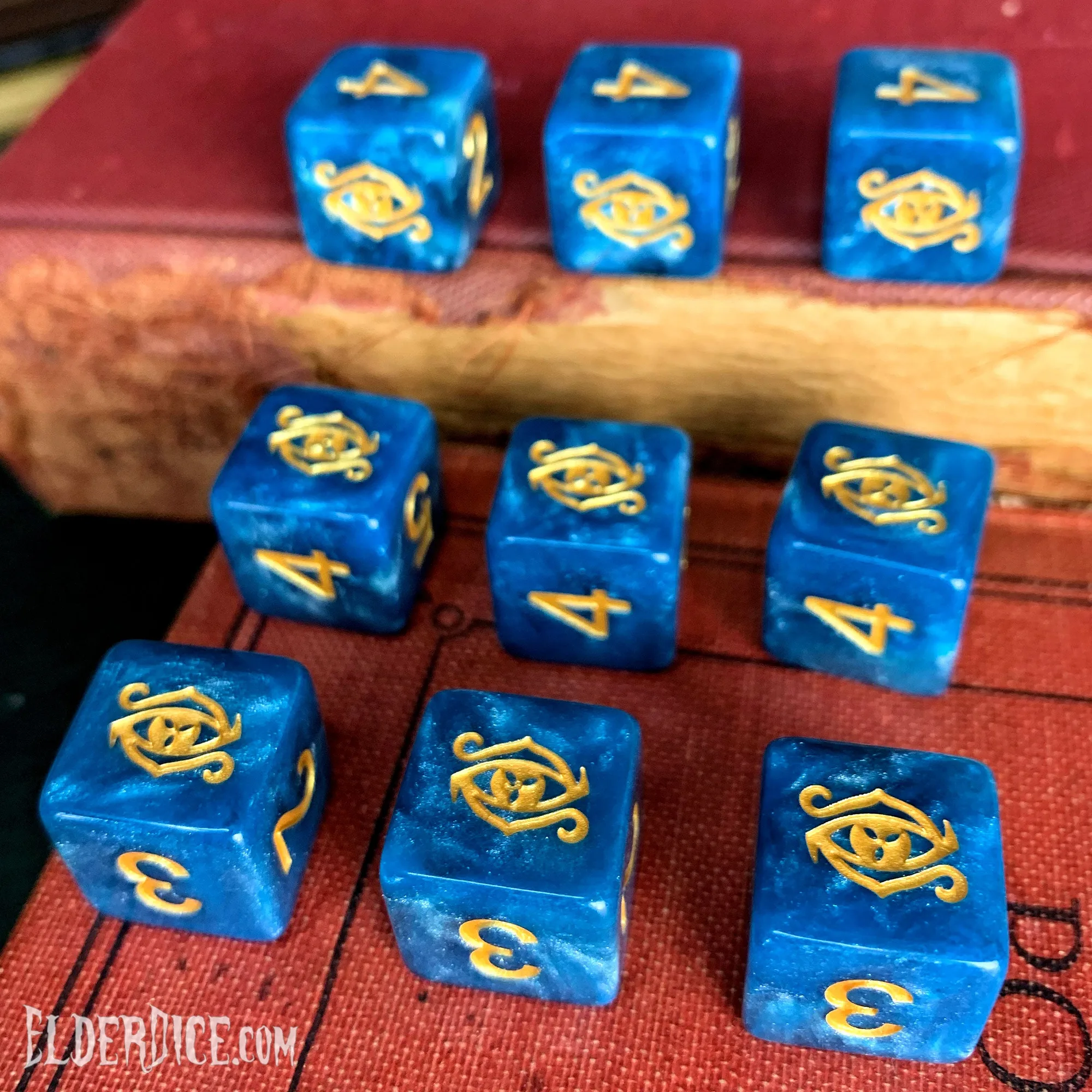 Eye of Chaos Dice - Nebula d6 Set