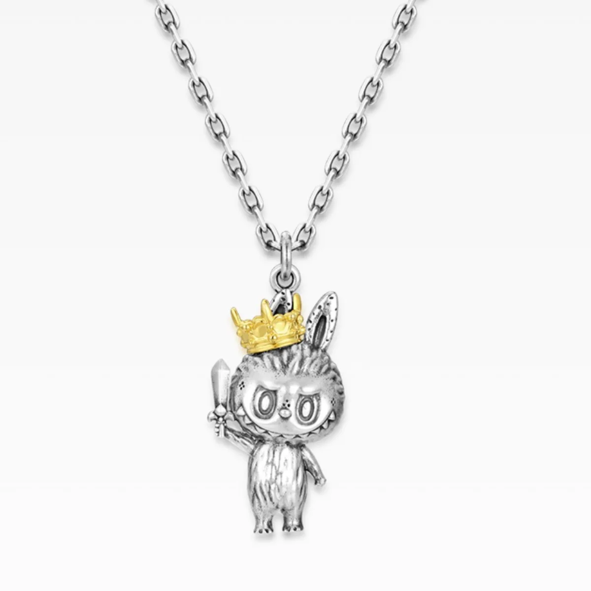 POPOP Crown Labubu Love Necklace