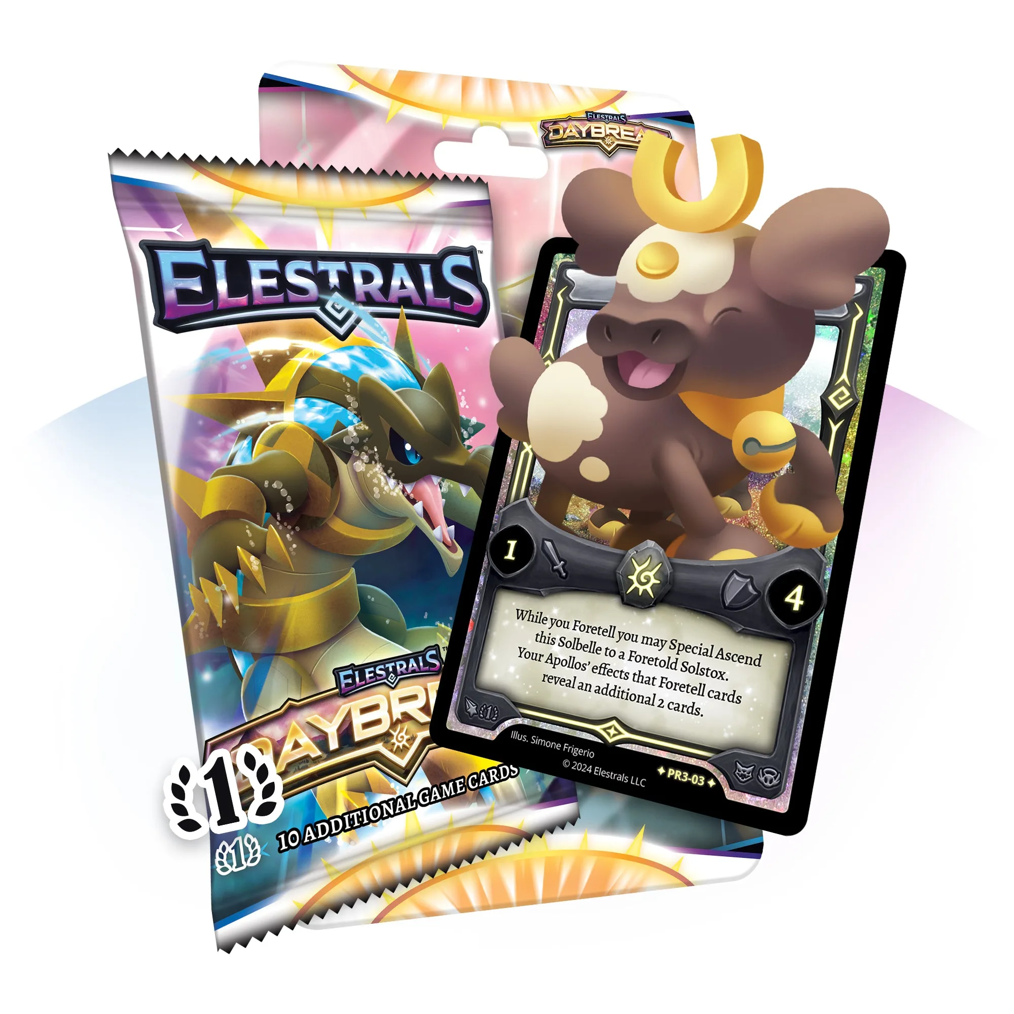 Elestrals TCG: Blíster Stellar Solbelle - Daybreak (First Edition)