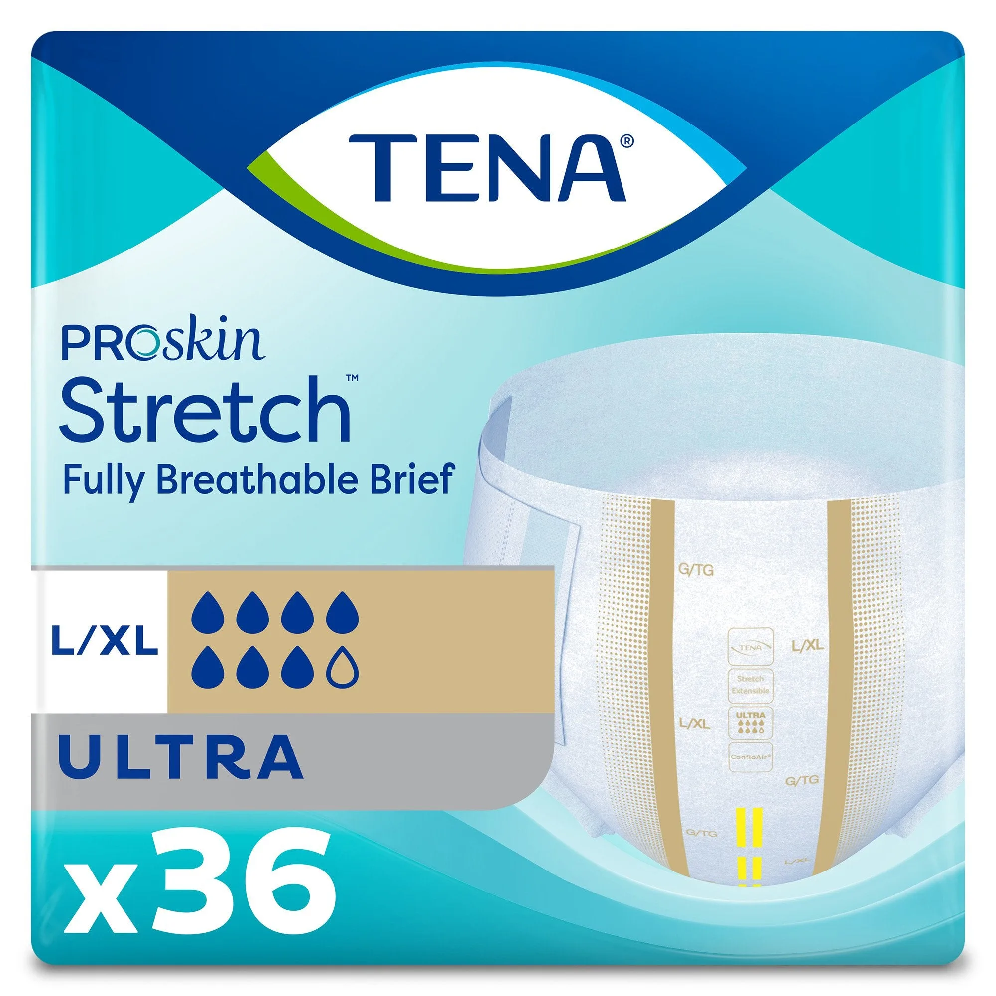 TENA Stretch Brief vs Depend ondergoed: absorptievergelijking