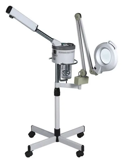 Iontový parní napařovač obličeje + zvětšovací lampa
