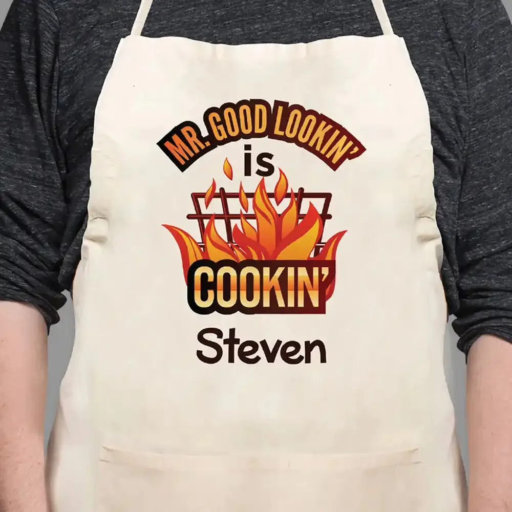 Mr. Good Lookin' Personalized Apron