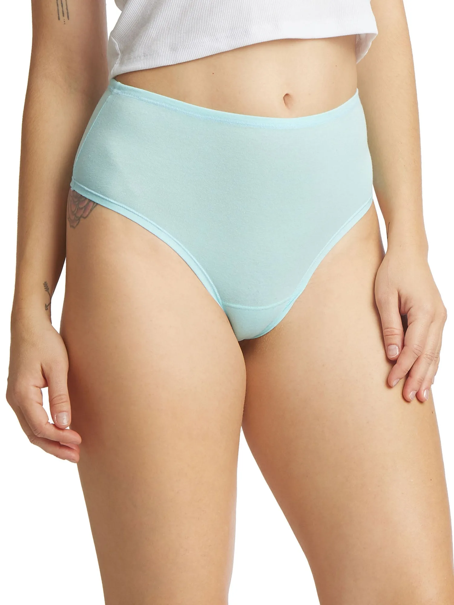 High Rise Thong Pflege: Elastik straff und glatt halten