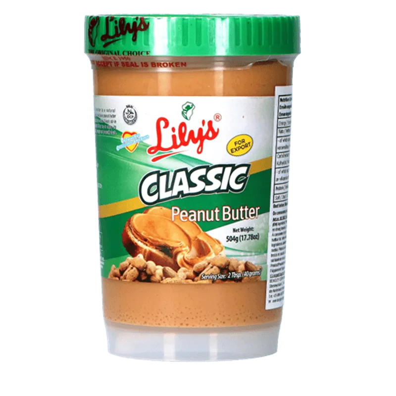 Lily’s Classic Peanut Butter big size 504g