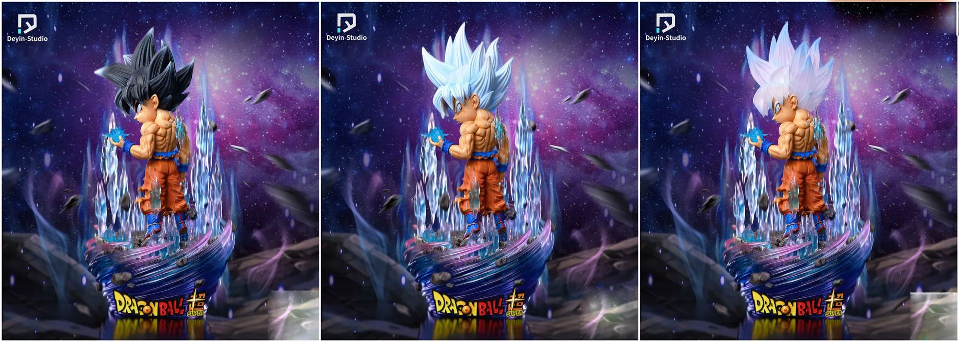 Estatua de Goku Ultra Instinct escala SD y WCF: tamaño y detalles