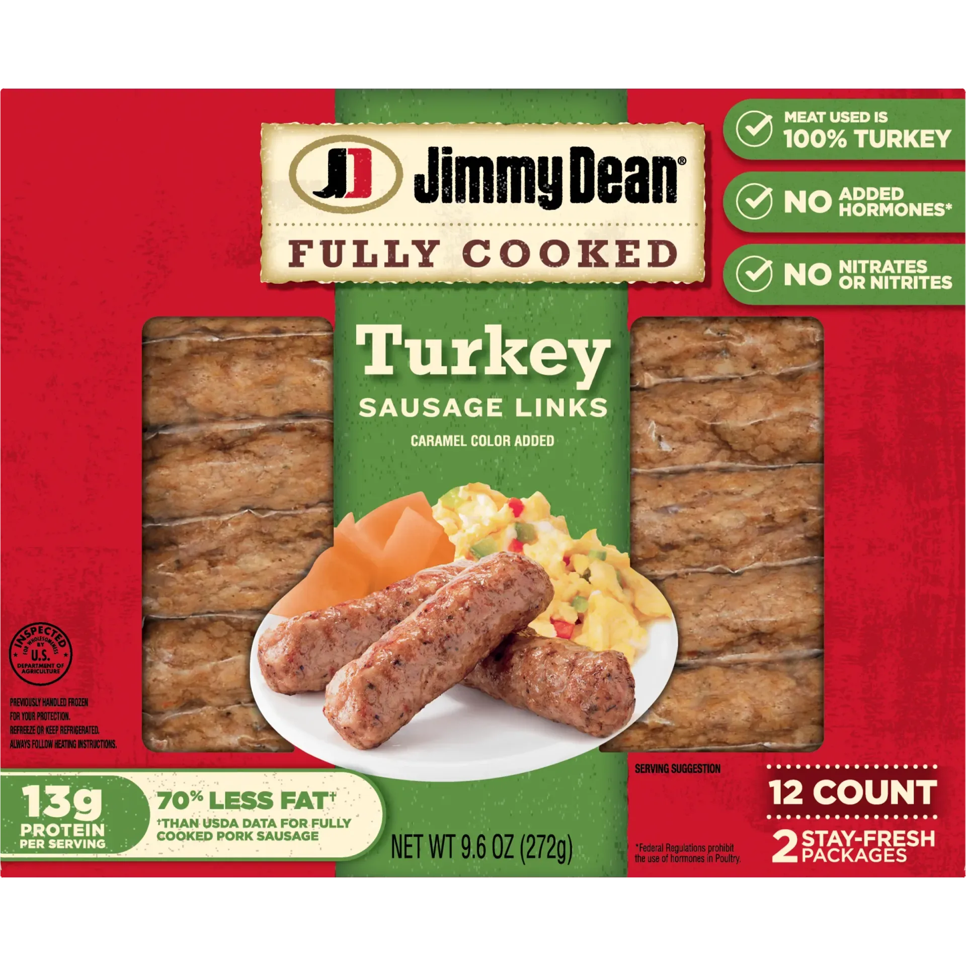 Fully Cooked Turkey Sausage Links