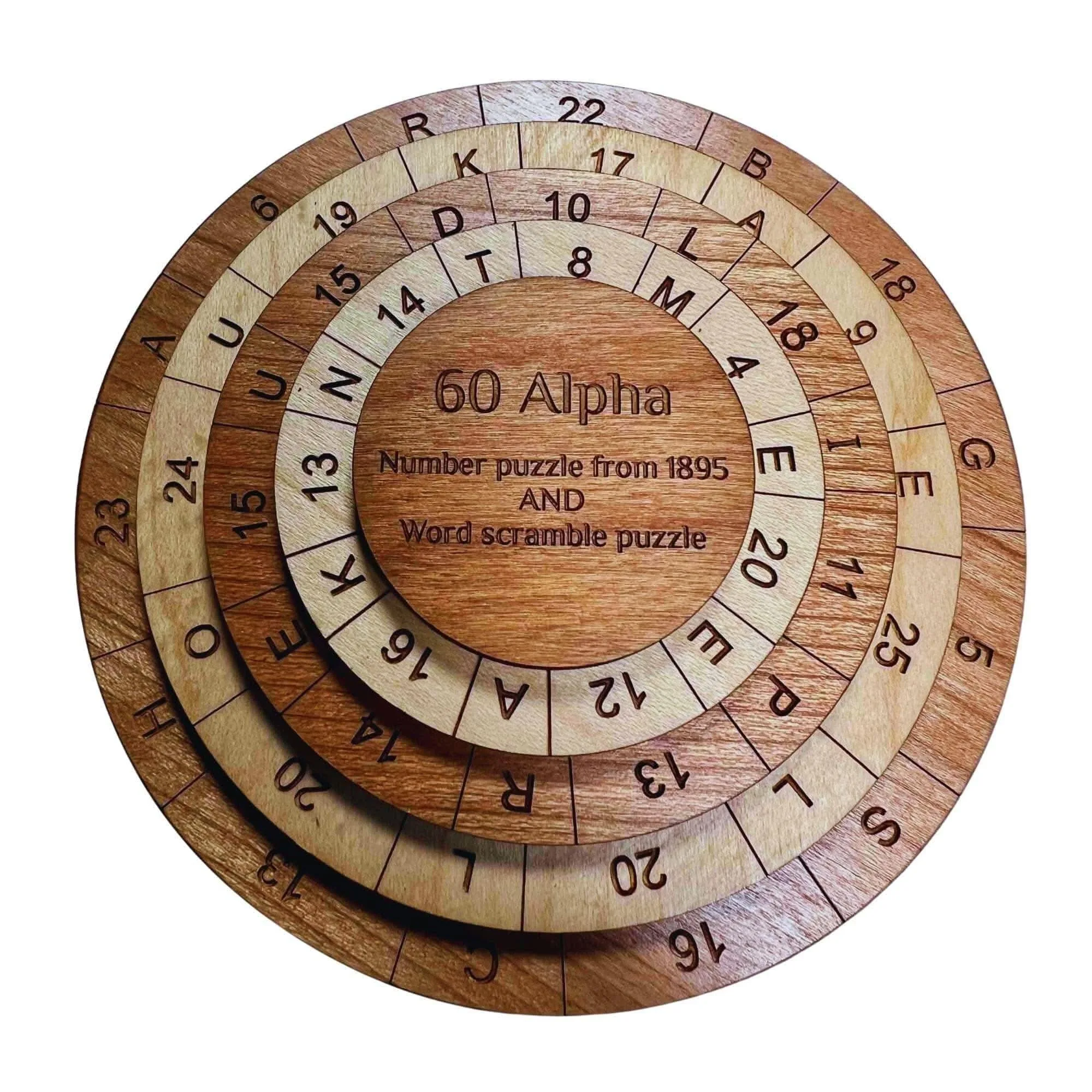 60 Alpha Puzzle: A Math and Word Brain Teaser