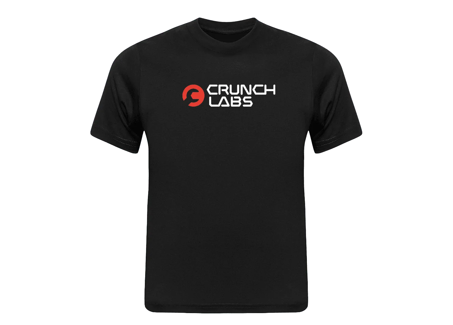 Camiseta con logo de CrunchLabs (negra)