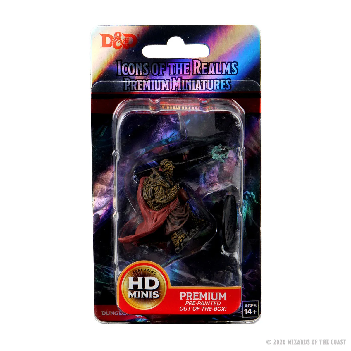 D&D Premium Painted Male Tortle Monk : Contenu de la boîte