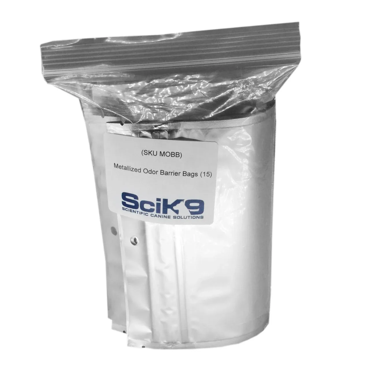 SciK9 金屬化氣味阻隔袋(15 入)