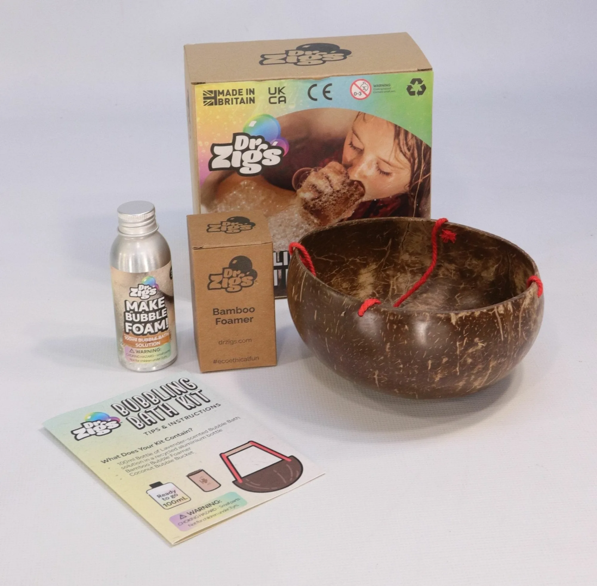 Kit de banho borbulhante Dr Zigs vs bolhas normais