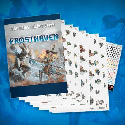 Frosthaven: Set de pegatinas removibles