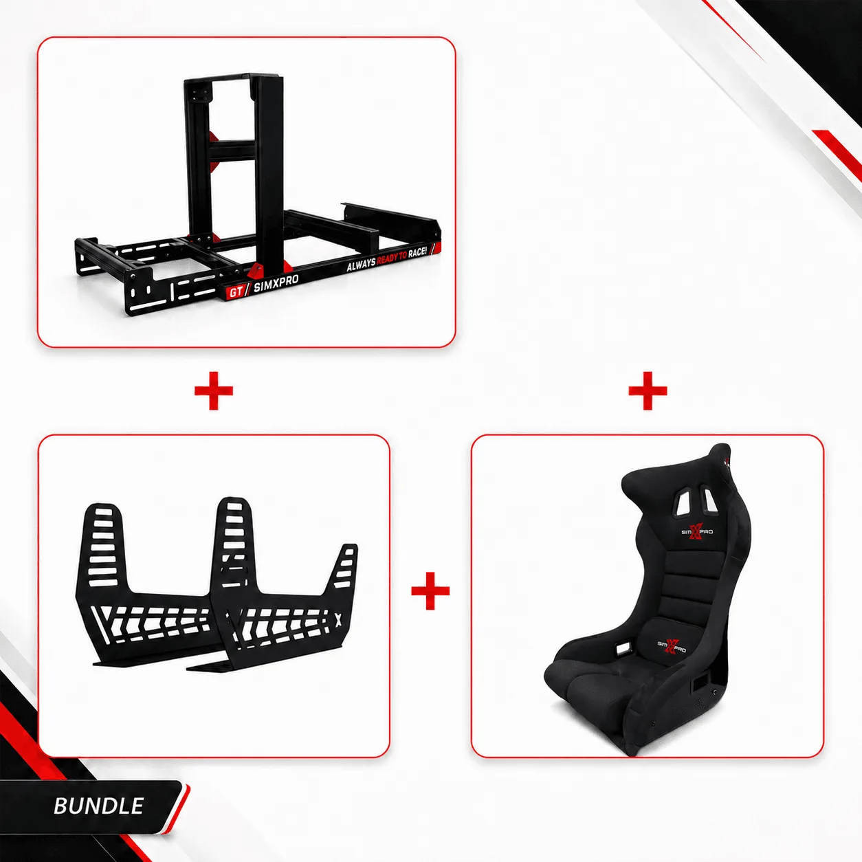 SimXPro GT + GTR Seat Bundle