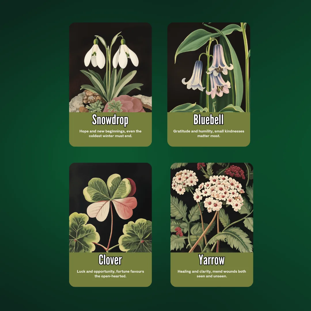 Nightshade Oracle 🌿 A 50-card oracle deck of poisonous beauty, shadowed truth, and intuitive reflection