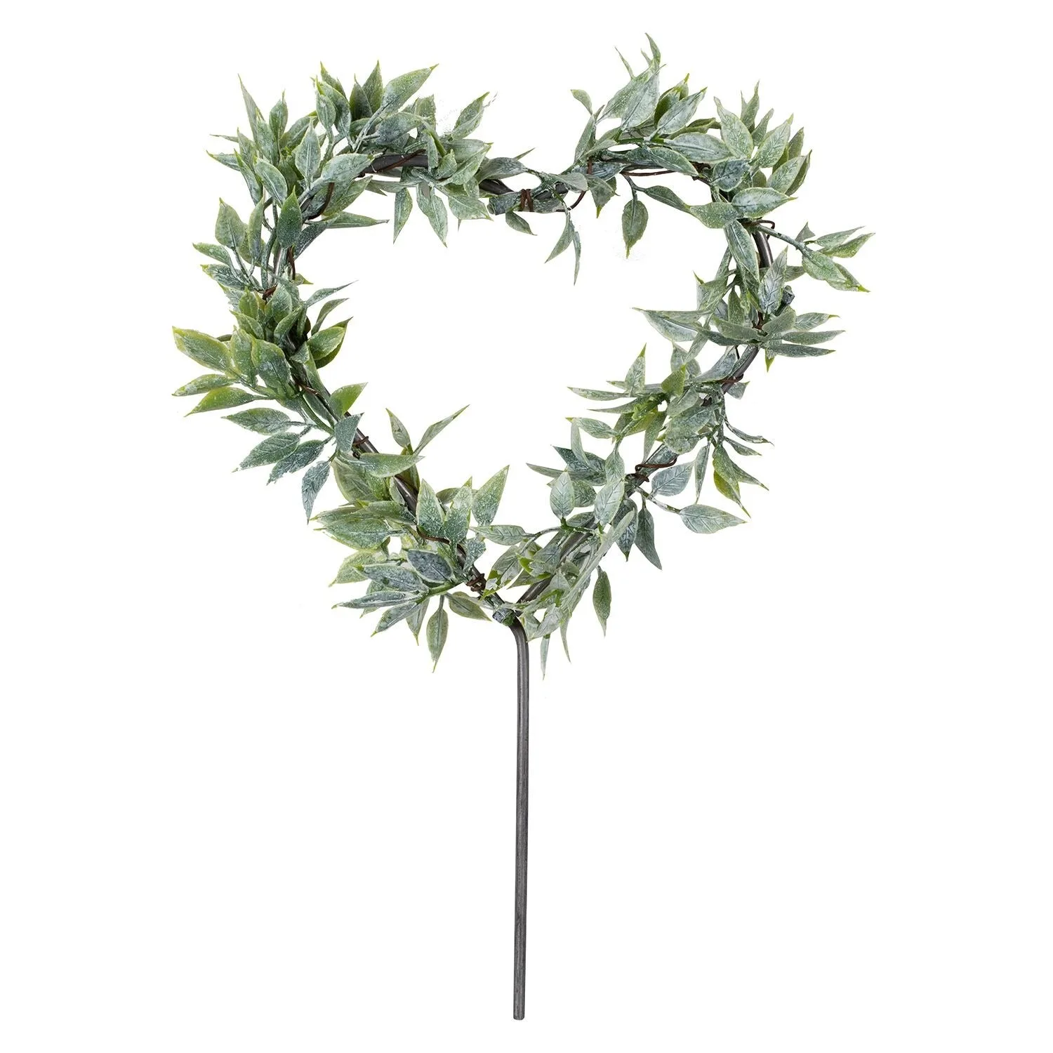 How to Apply a Heart Cake Topper: Foliage Decor Tutorial