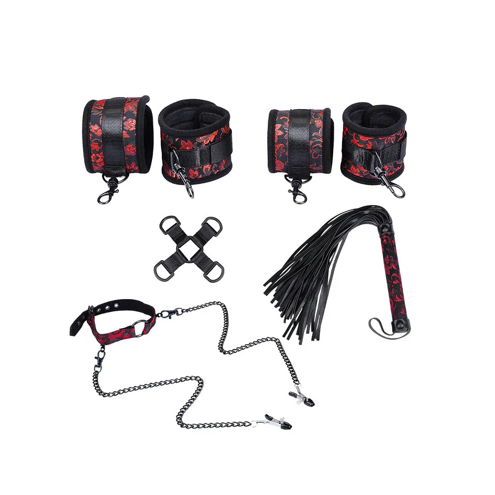 Obsidian Red - 5 Pcs BDSM Starter Kit