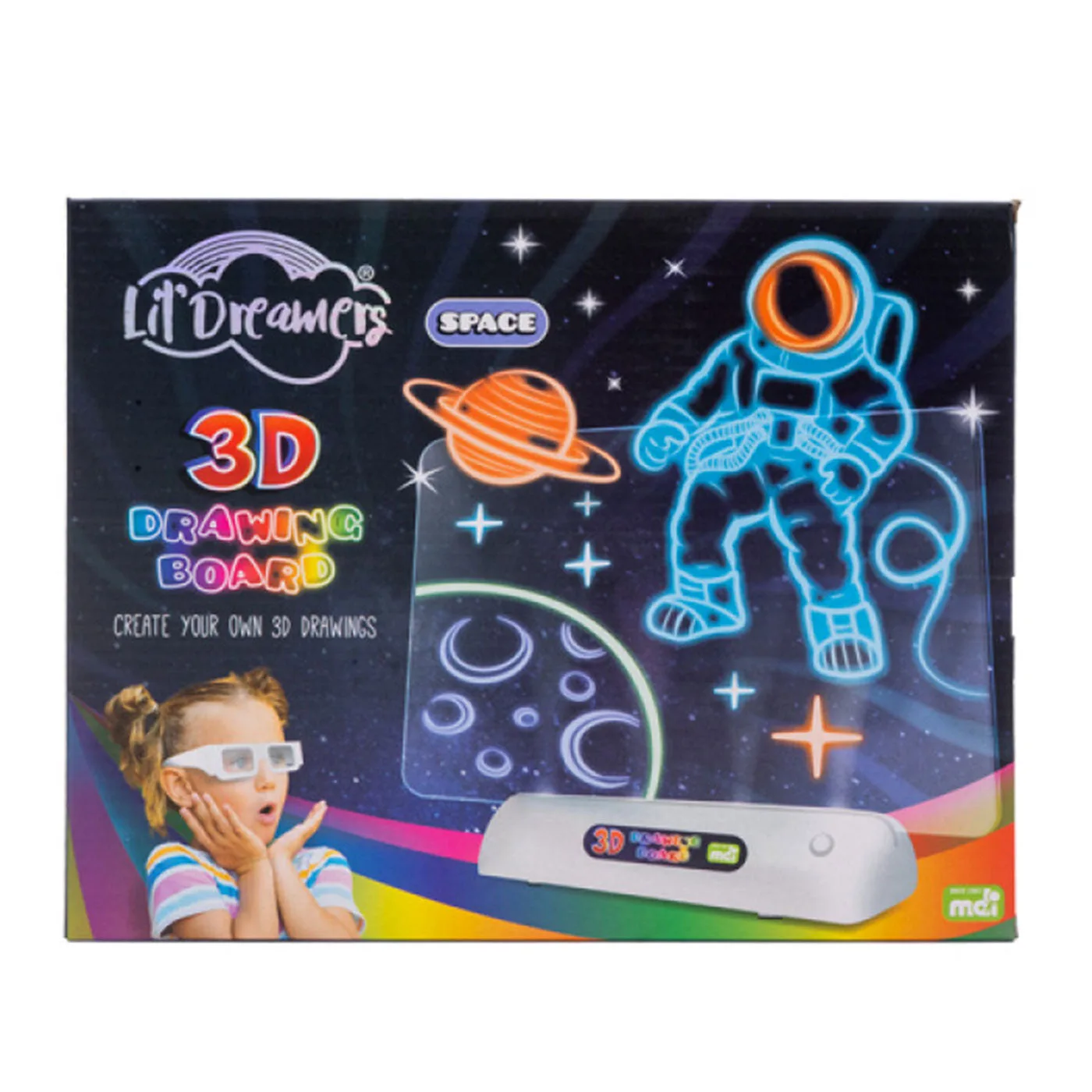 Space 3D Illuminate Drawing Board