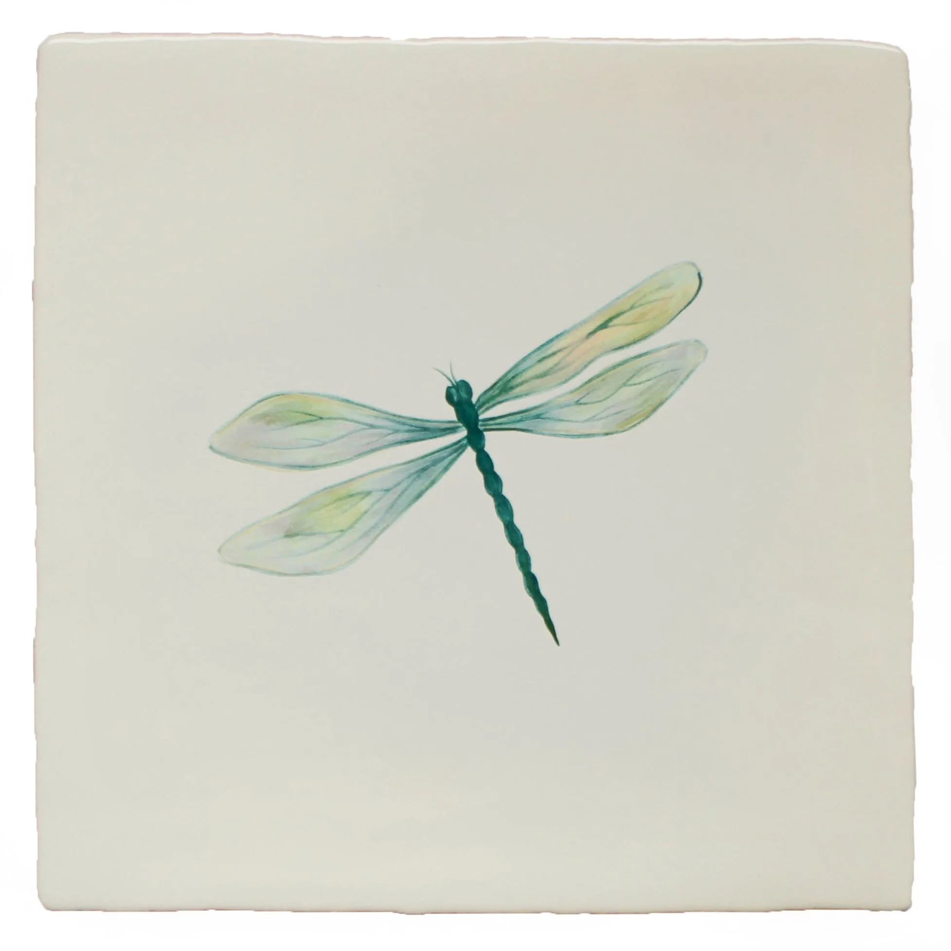 Garteninsekt Libelle im Flug (links)