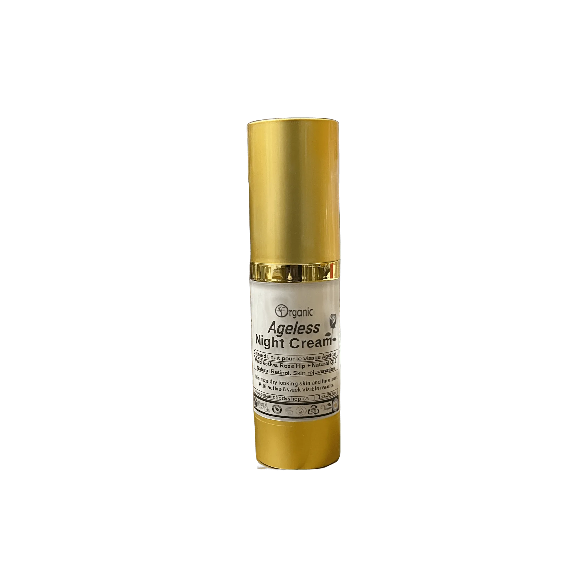 Ageless Rose Night Cream-Q10-Retinol-Borage oils