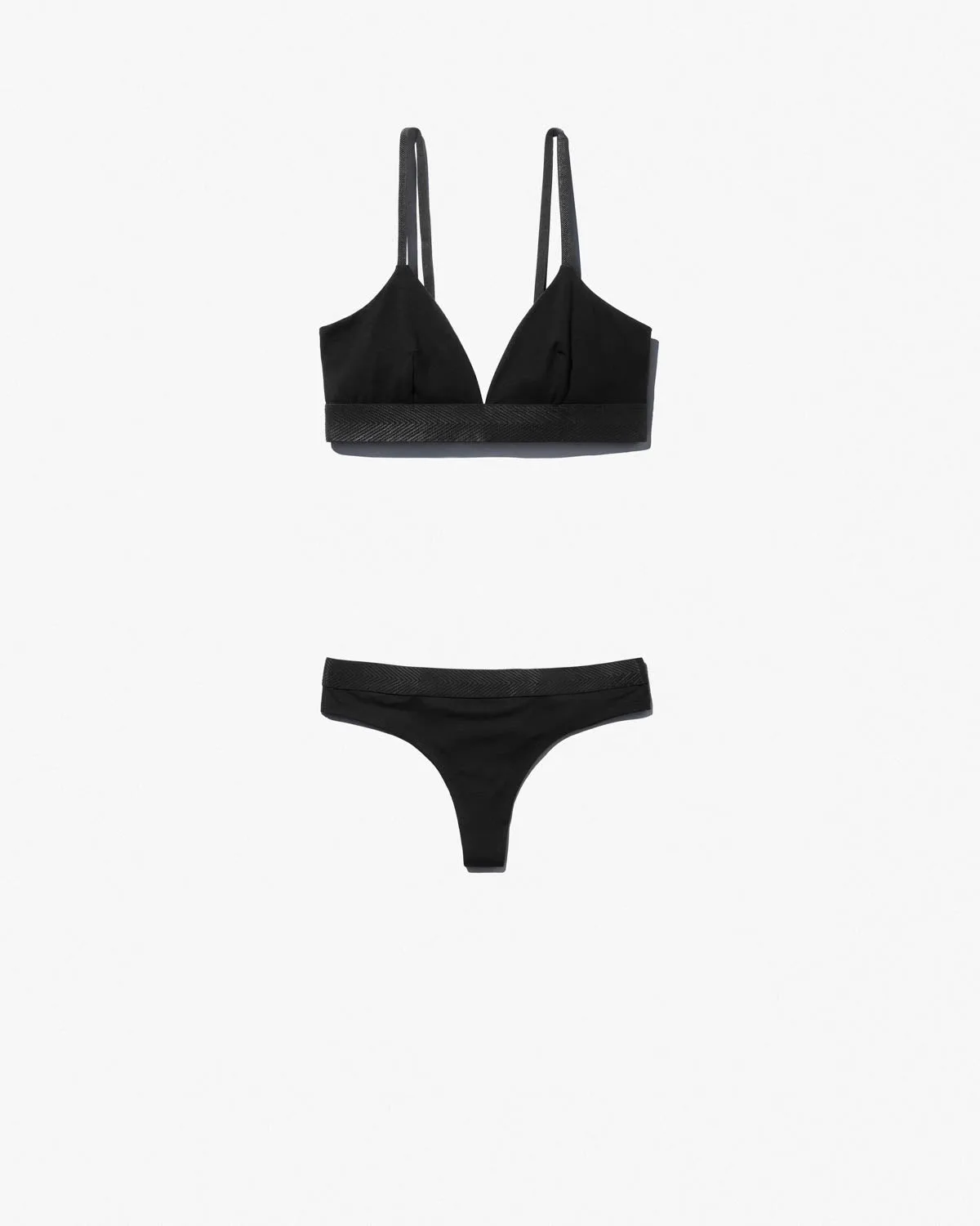 Underwear Set: Triangle Bralette + Thong