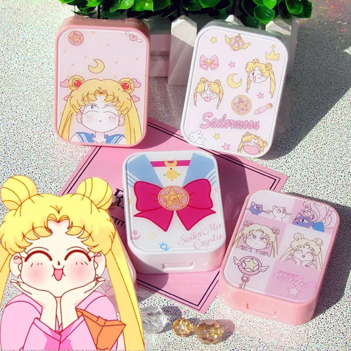 Adorable Sailor Moon Contact Lens Case Kit ( x2 Lens Cases)