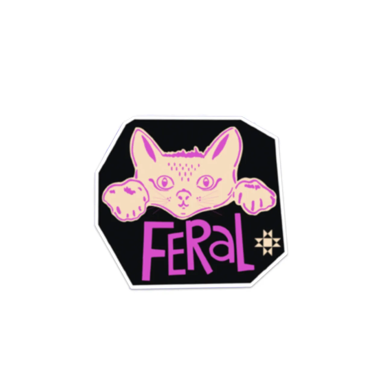 Pegatina Feral