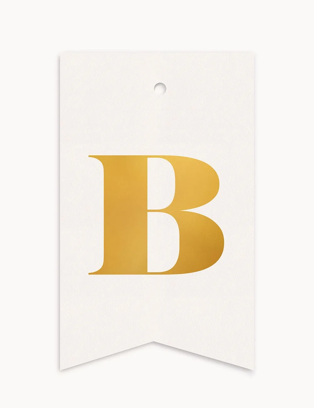 B - Alphabet Gift Tag