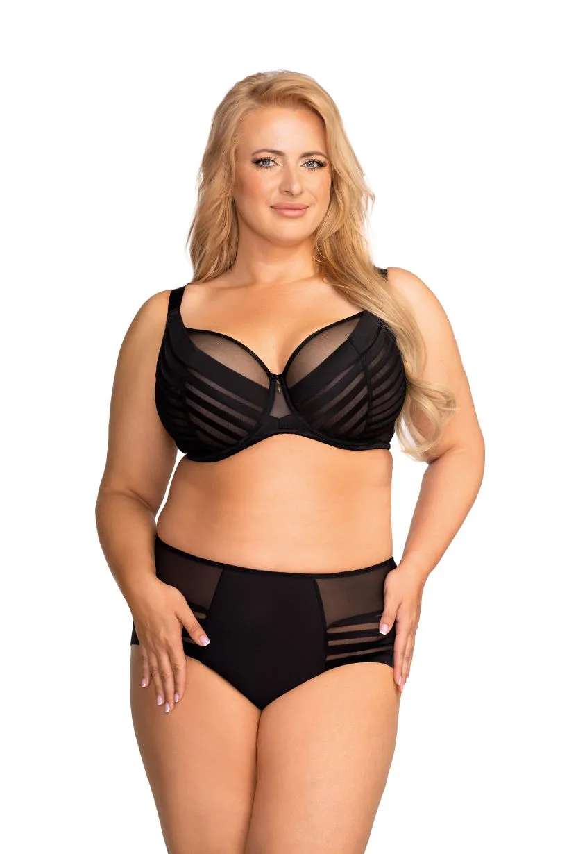 Alizee Soft czerń N550 - Biustonosz - 85