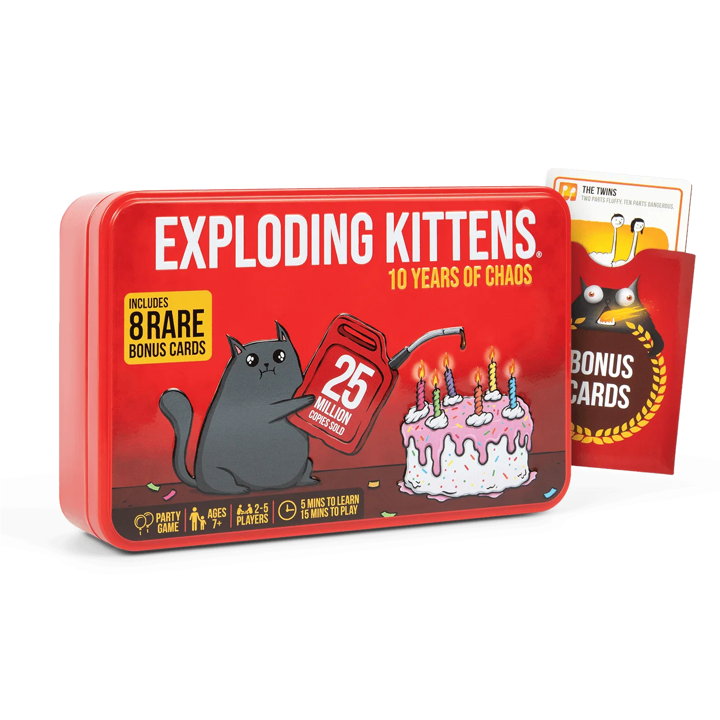 Exploding Kittens: Original Edition (10th Anniversary Tin Edition)