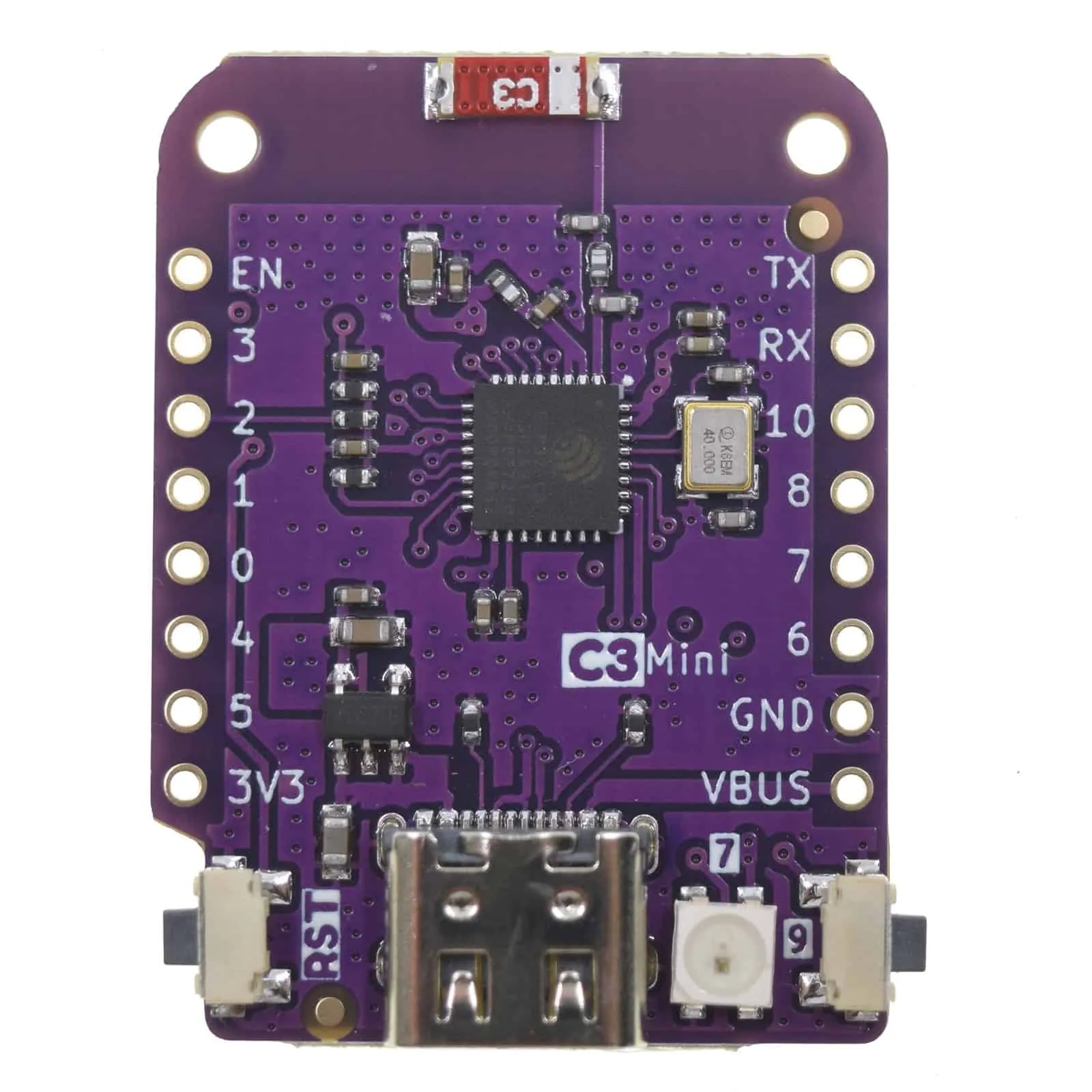 C3 Mini V2.1.0 – LOLIN WIFI Bluetooth LE BLE IOT Board ESP32-C3 4MB FLASH