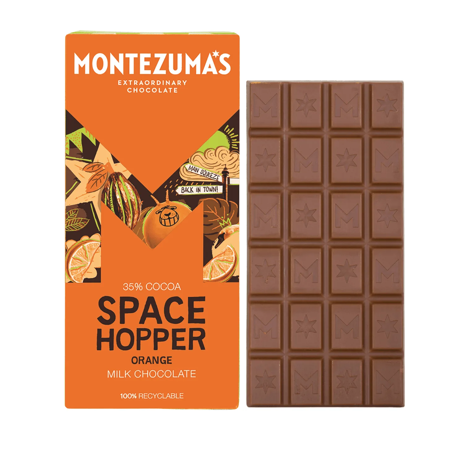 Space Hopper - Milk Chocolate with Orange